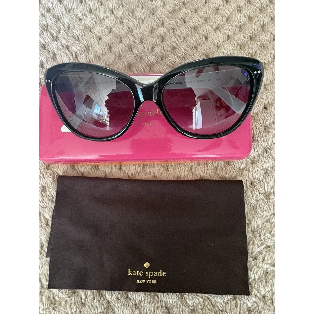 Kate Spade Grey Gradient Cat Eye Ladies Sunglasses ANGELIQUE/S 0FU8/Y7